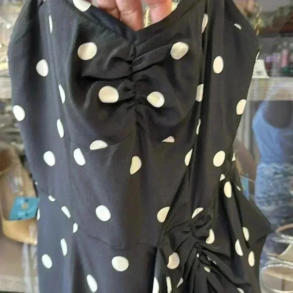 MARC BY MARC JACOBS "Hot Dot" Black and White Polka Dot Print Dress Size 2 - Picture 4 of 10
